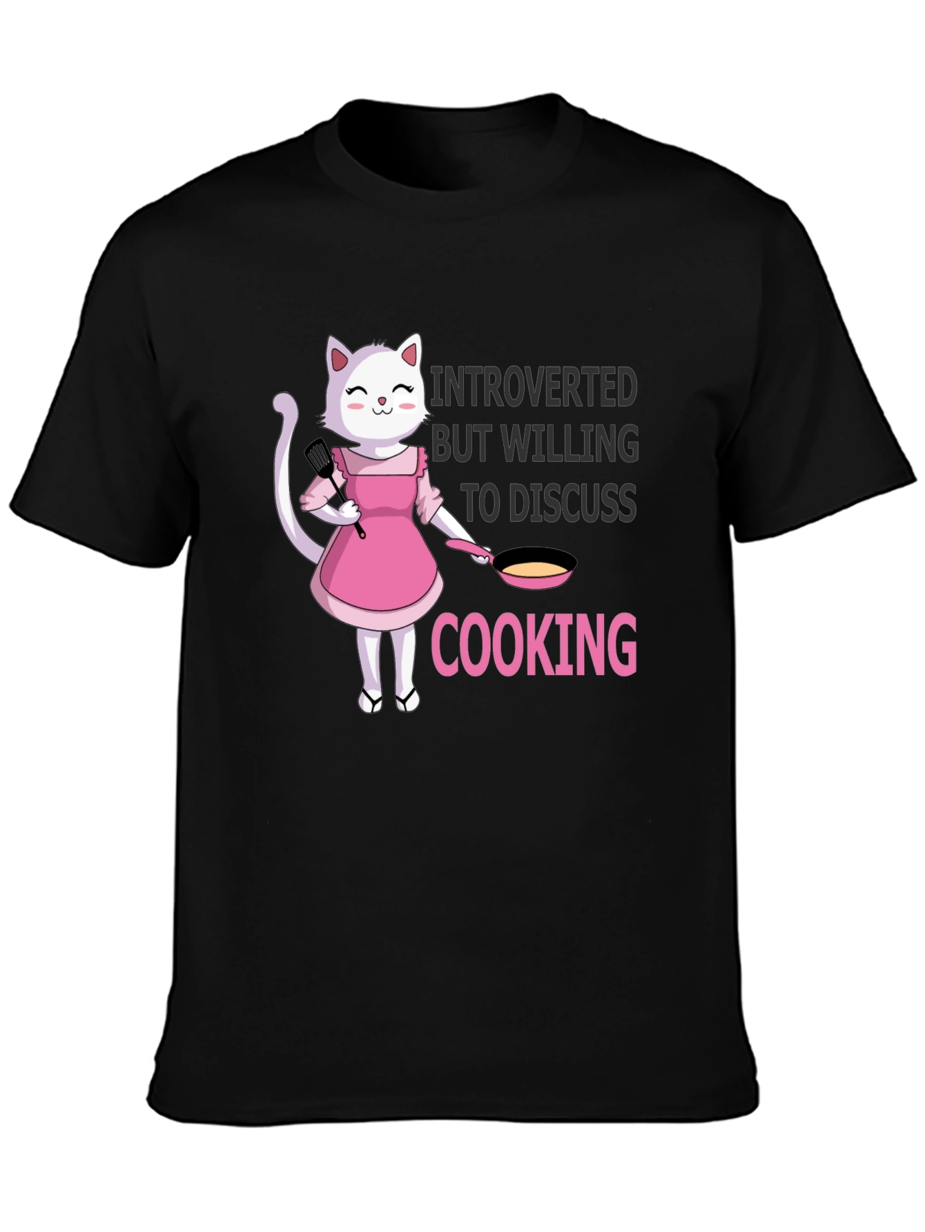Introverted Cooking Cat T-Shirt