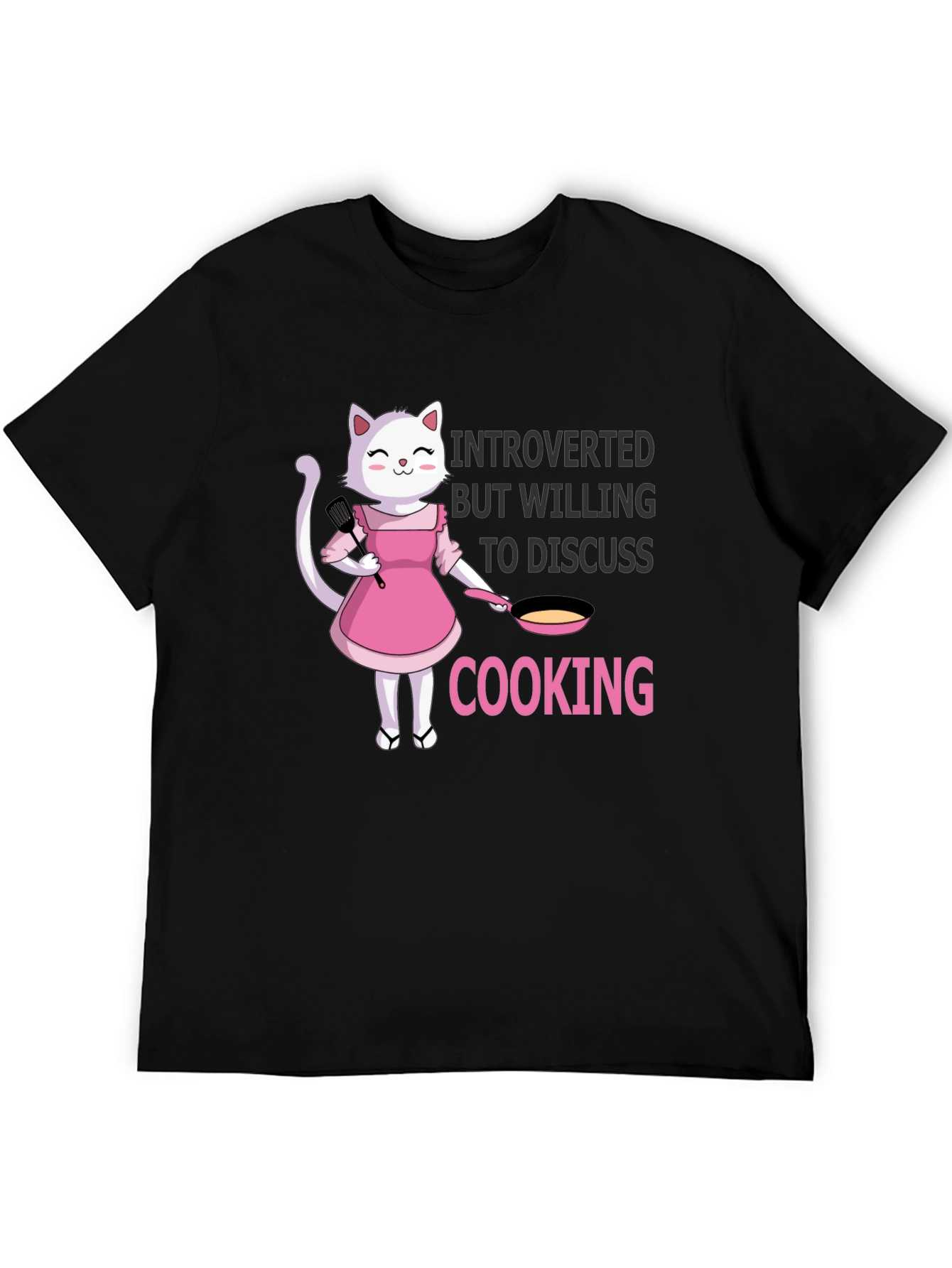 Introverted Cooking Cat T-Shirt