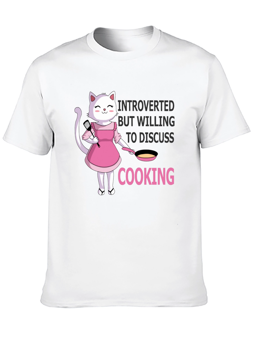Introverted Cooking Cat T-Shirt