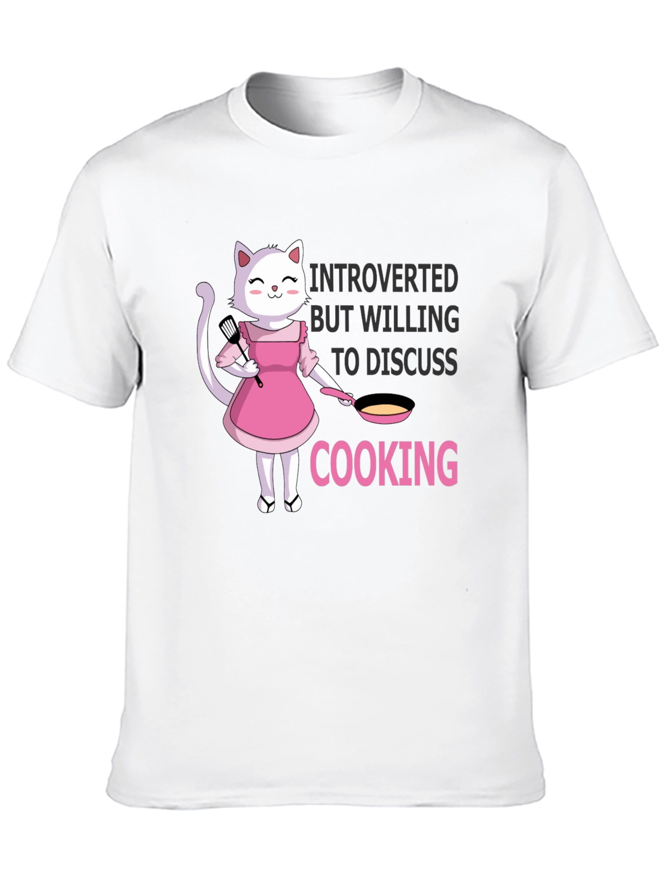 Introverted Cooking Cat T-Shirt