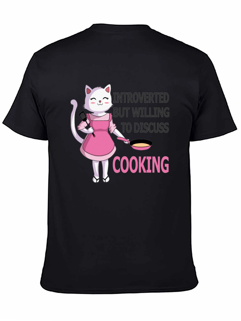 Introverted Cooking Cat T-Shirt