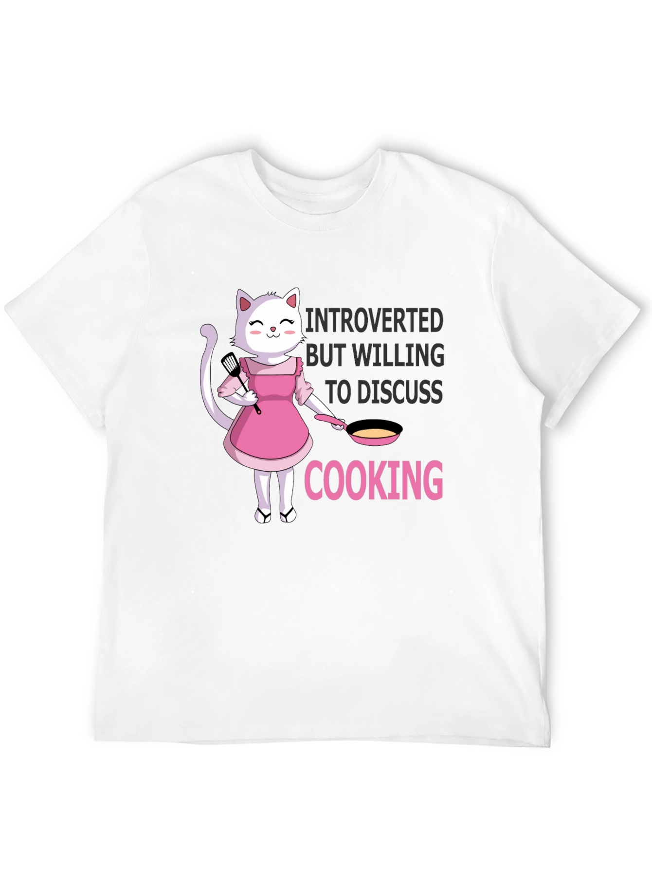 Introverted Cooking Cat T-Shirt