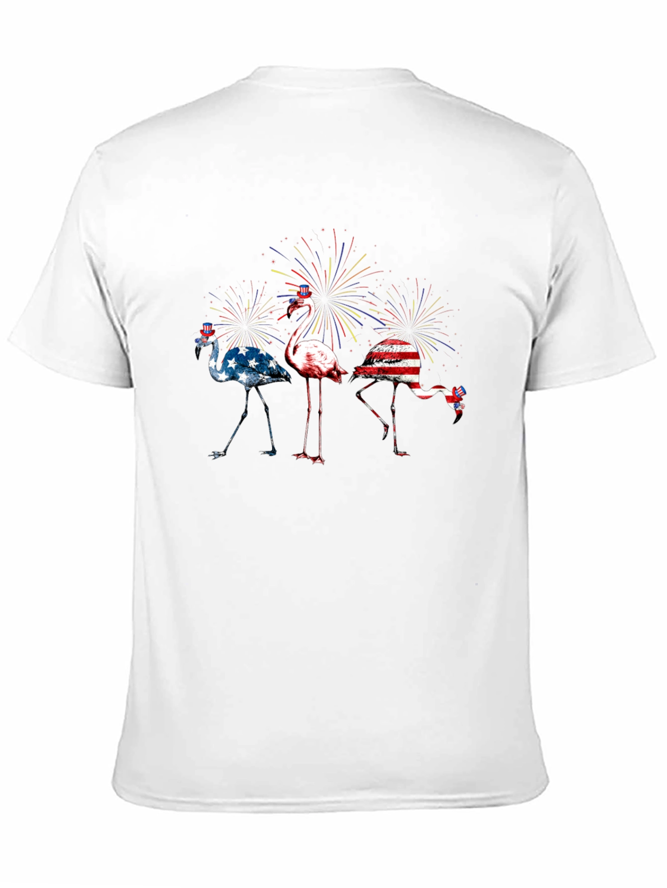 Patriotic Flamingo T-Shirt - USA Pride