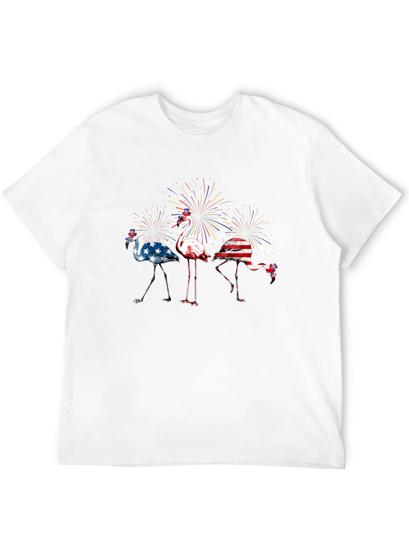 Patriotic Flamingo T-Shirt - USA Pride