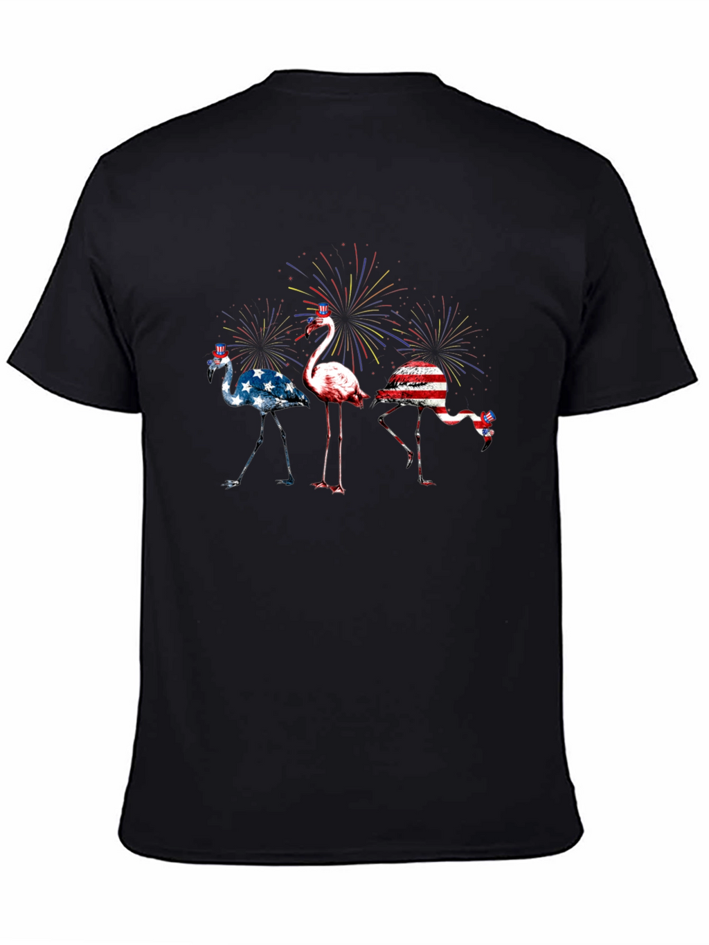 Patriotic Flamingo T-Shirt - USA Pride