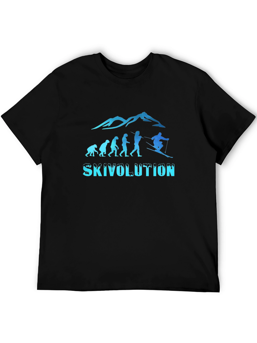 Skivolution Graphic Tee - Black Cotton Blend