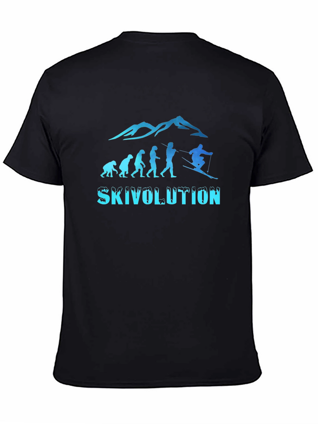 Skivolution Graphic Tee - Black Cotton Blend