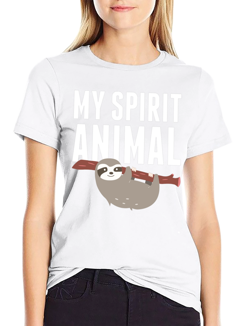 My Spirit Animal Sloth Graphic T-Shirt