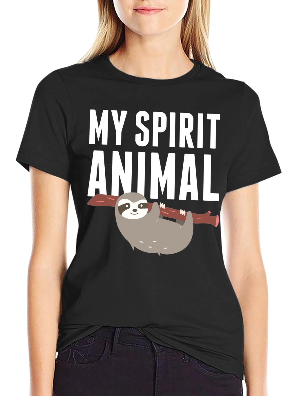 My Spirit Animal Sloth Graphic T-Shirt
