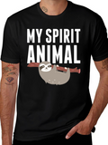 My Spirit Animal Sloth Graphic T-Shirt