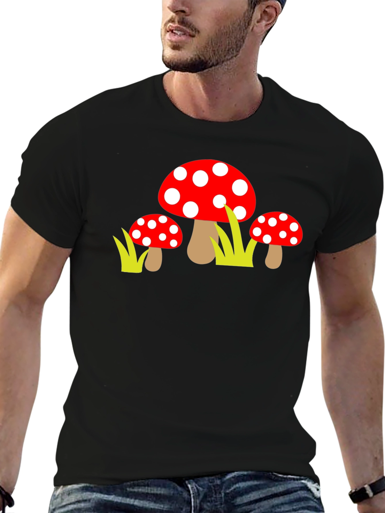Fun Mushroom T-Shirt Whimsical Design