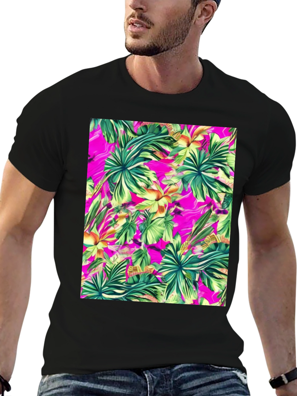 Tropical Print T-Shirt