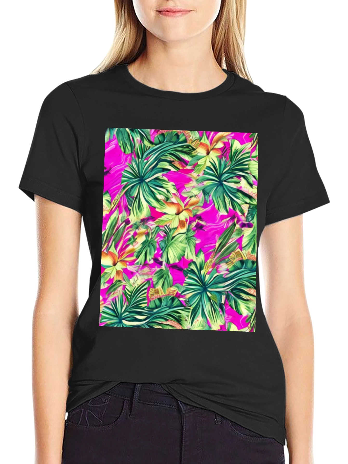 Tropical Print T-Shirt