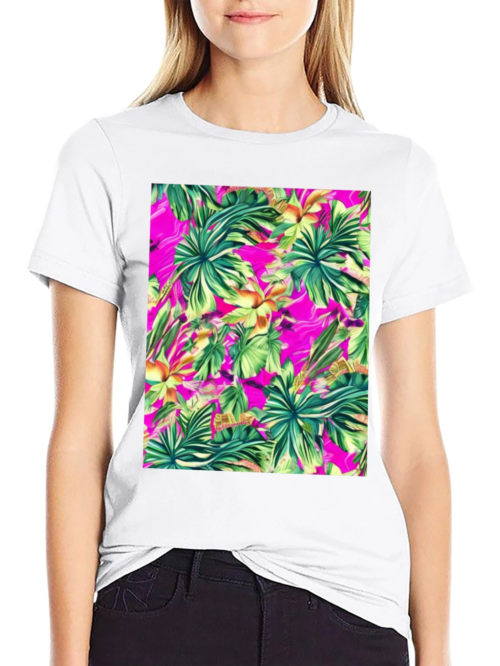 Tropical Print T-Shirt