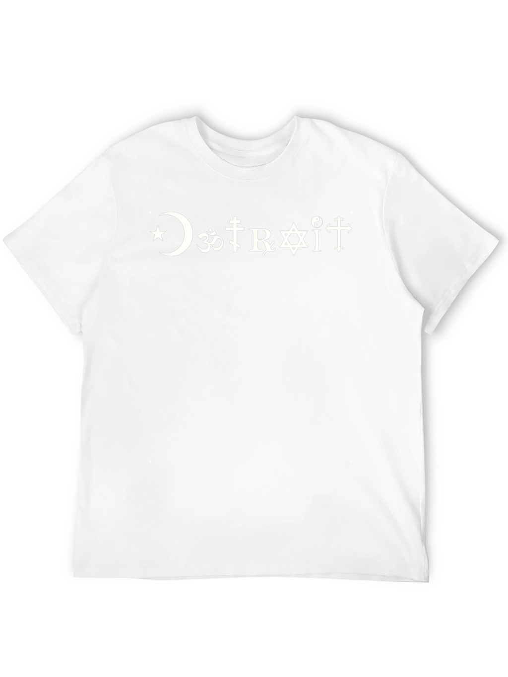 DETROIT Religious Symbol T-Shirt - Graphic Tee