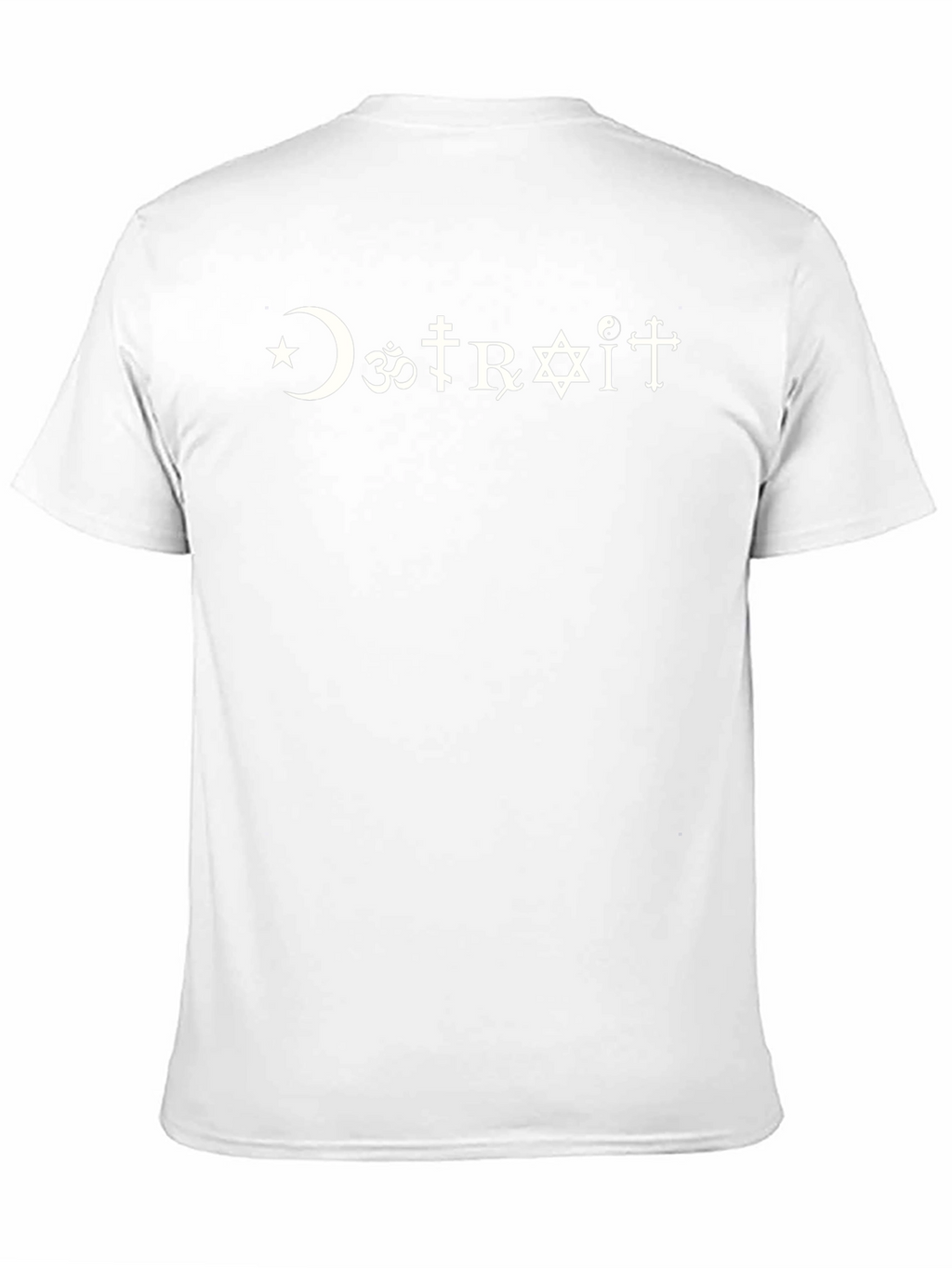 DETROIT Religious Symbol T-Shirt - Graphic Tee