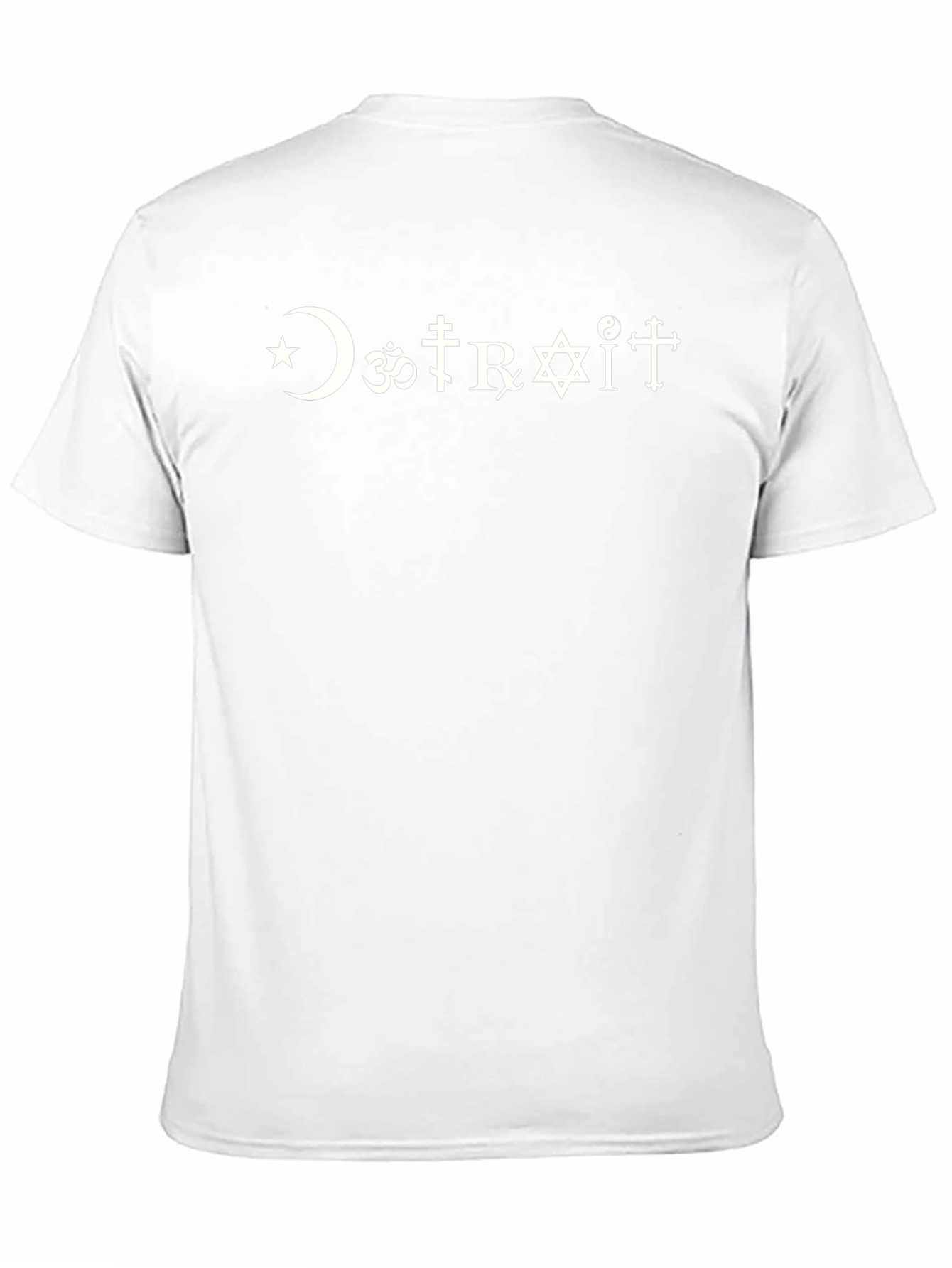 DETROIT Religious Symbol T-Shirt - Graphic Tee