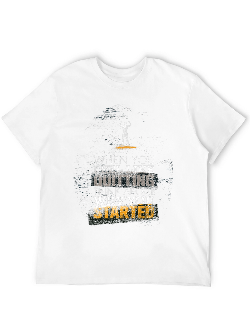 Motivational Fitness T-Shirt - Never Quit