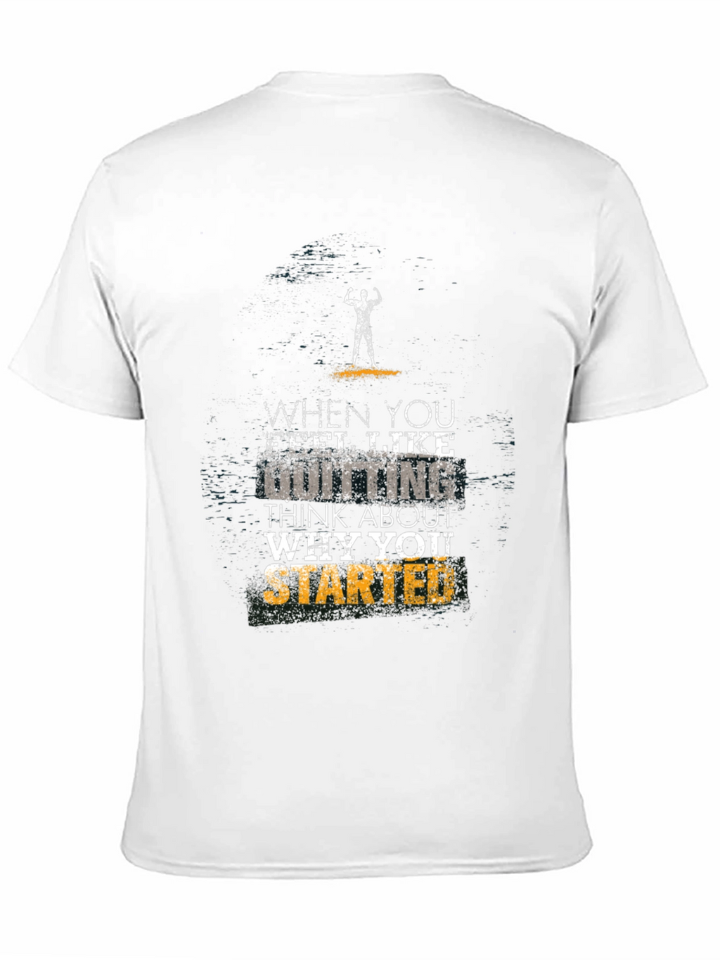 Motivational Fitness T-Shirt - Never Quit