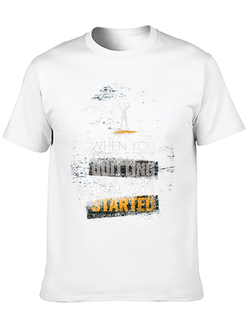 Motivational Fitness T-Shirt - Never Quit