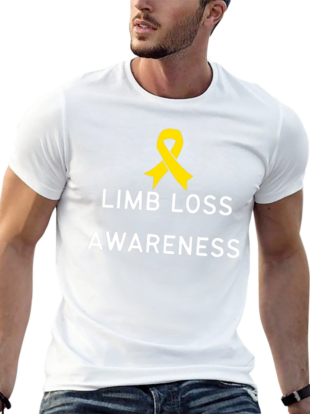 Limb Loss Awareness T-Shirt - Black