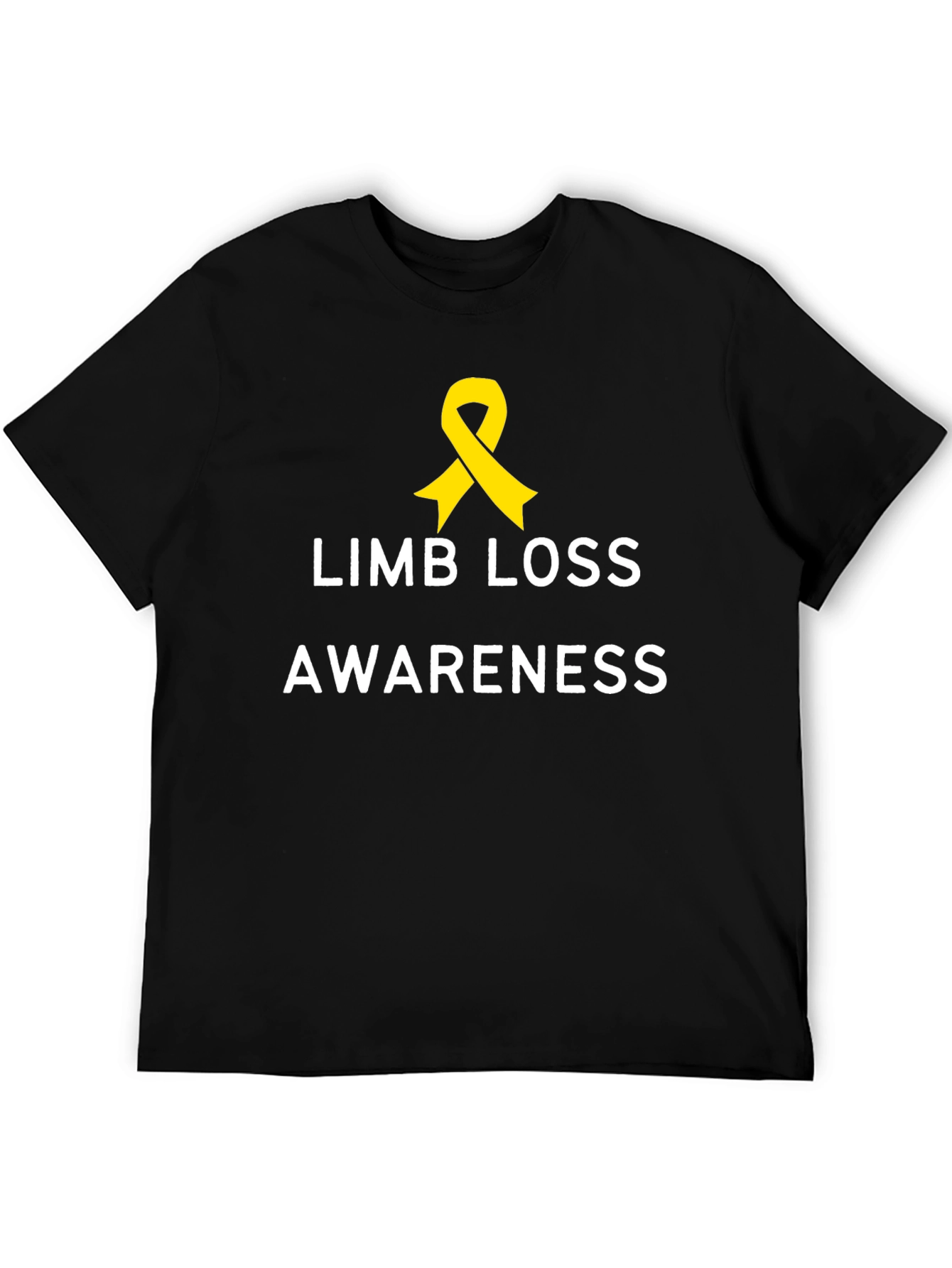 Limb Loss Awareness T-Shirt - Black
