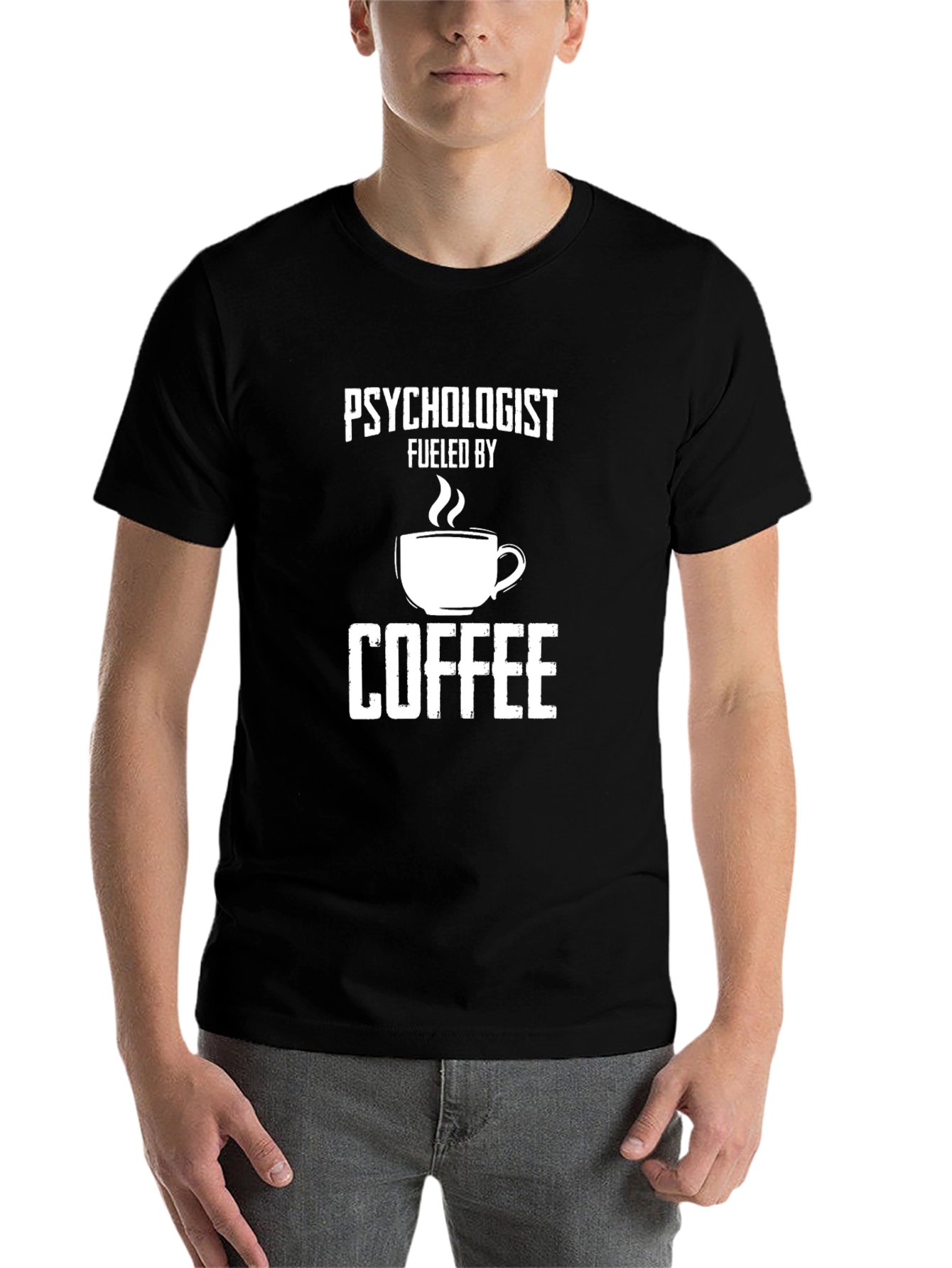 Psychologist Fueled By Coffee Graphic Tee