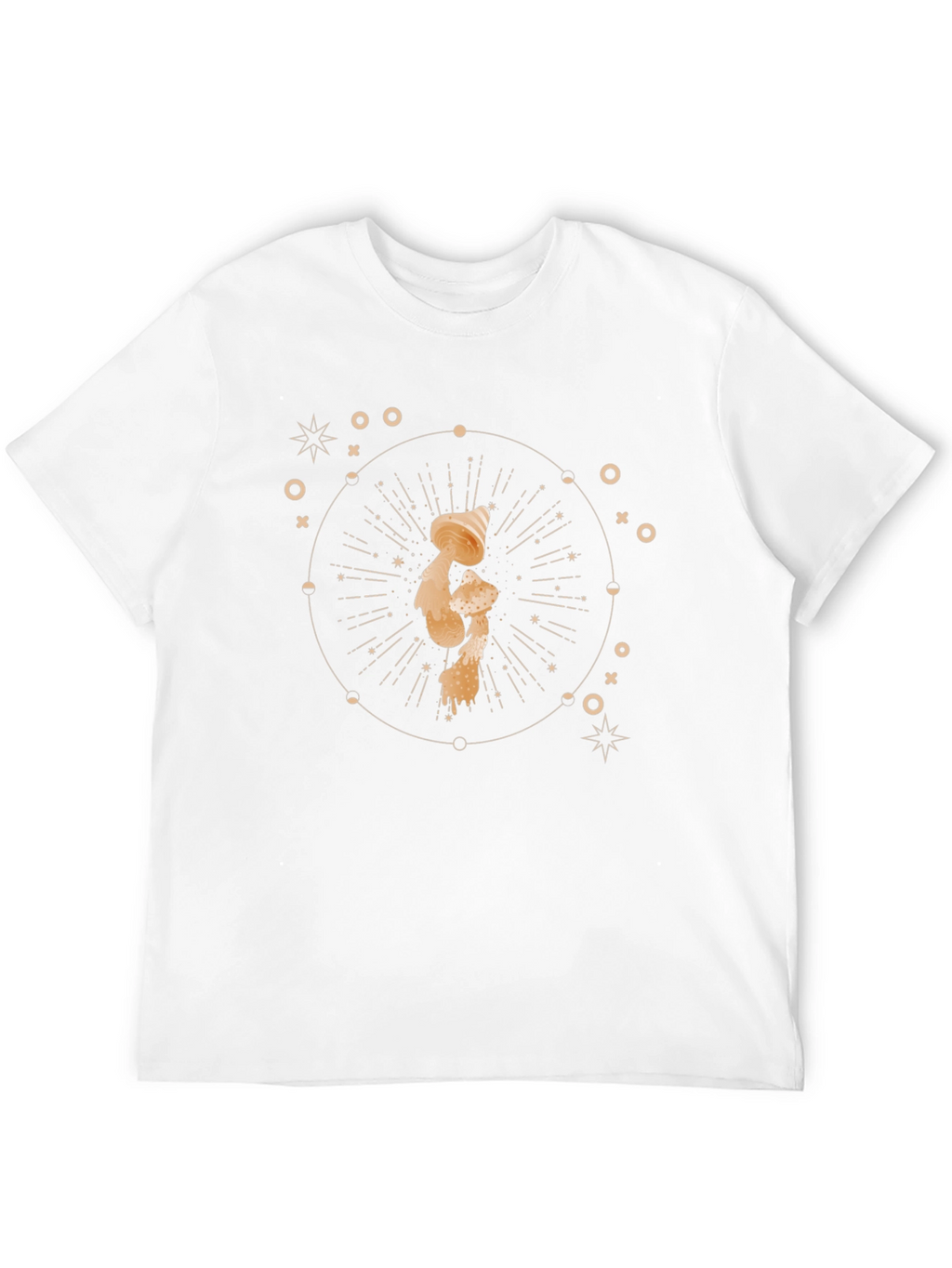Mystic Mushroom Graphic Tee - Mens Black T-Shirt