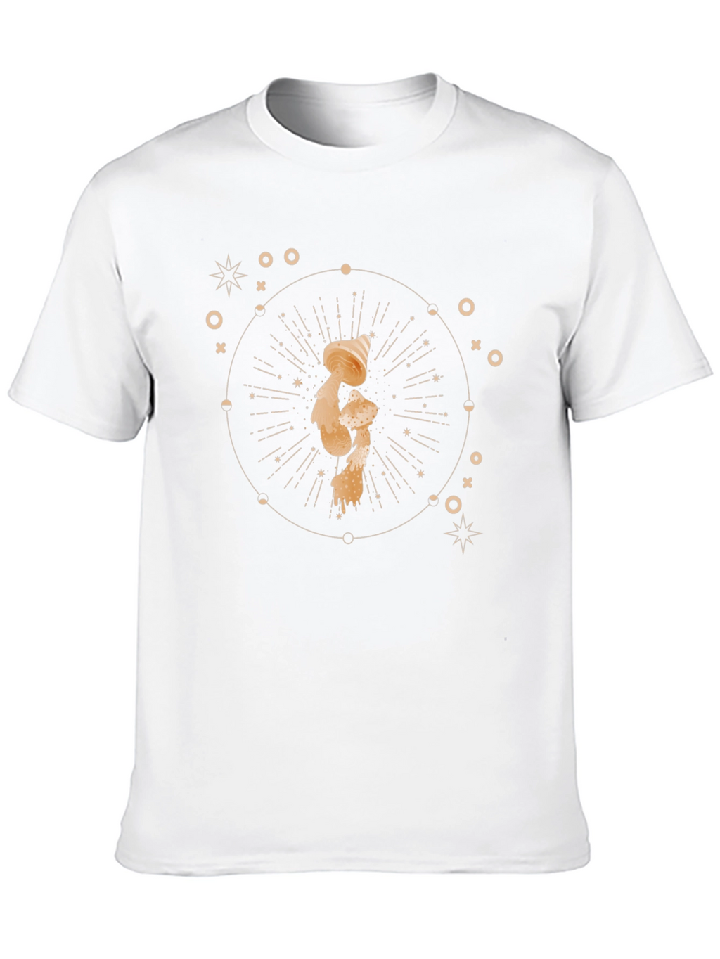 Mystic Mushroom Graphic Tee - Mens Black T-Shirt