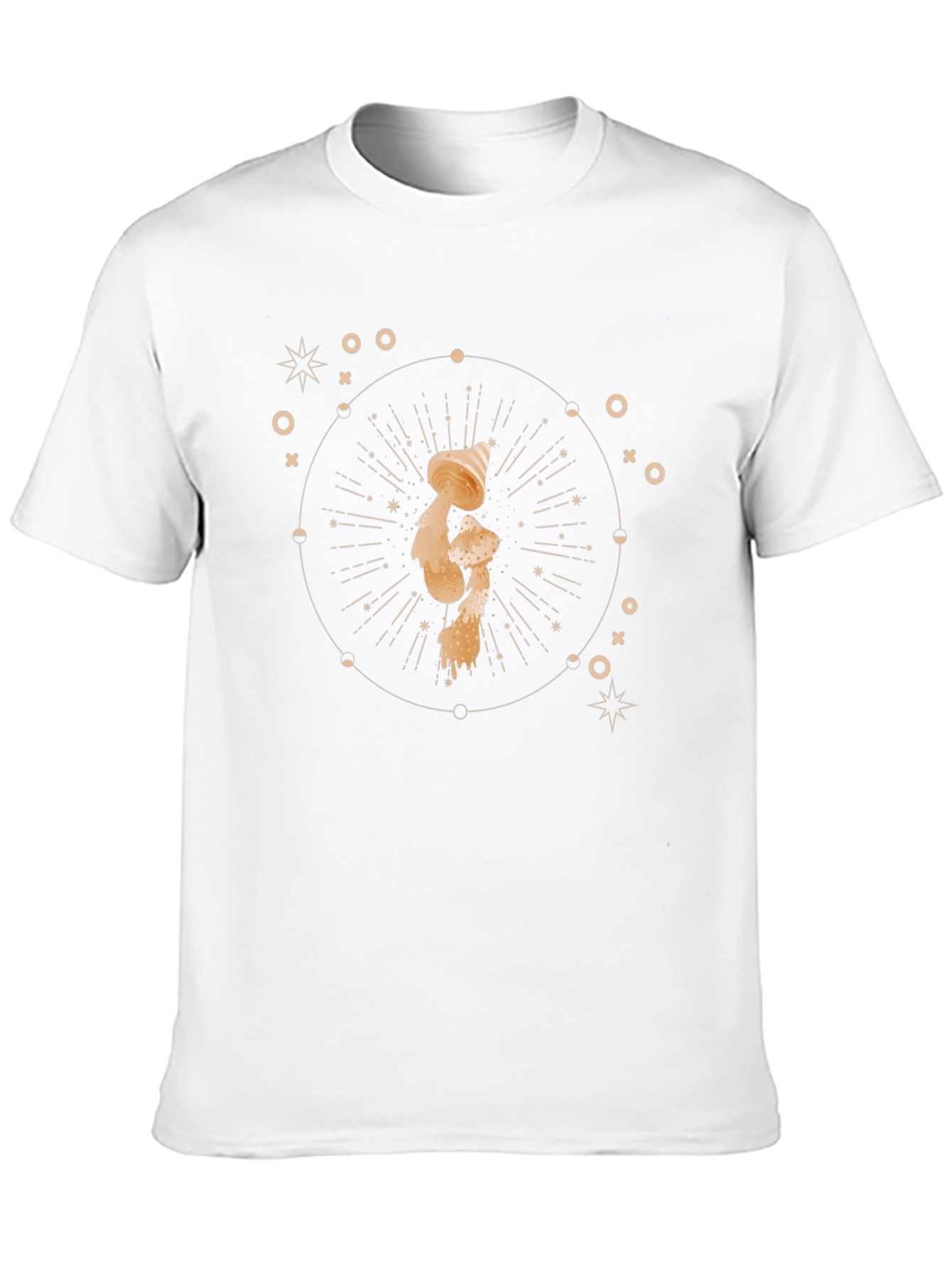 Mystic Mushroom Graphic Tee - Mens Black T-Shirt
