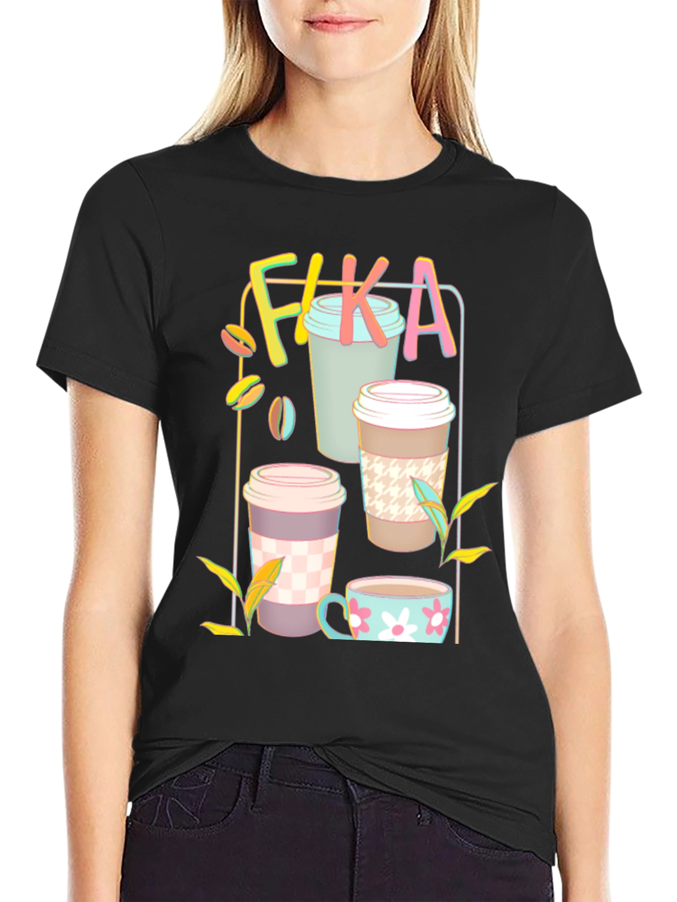 Fika Coffee Graphic Tee