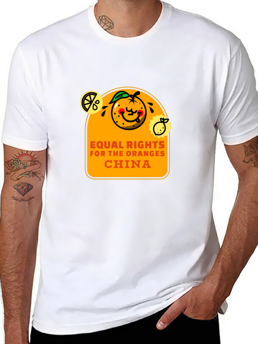 Equal Rights for Oranges China T-Shirt