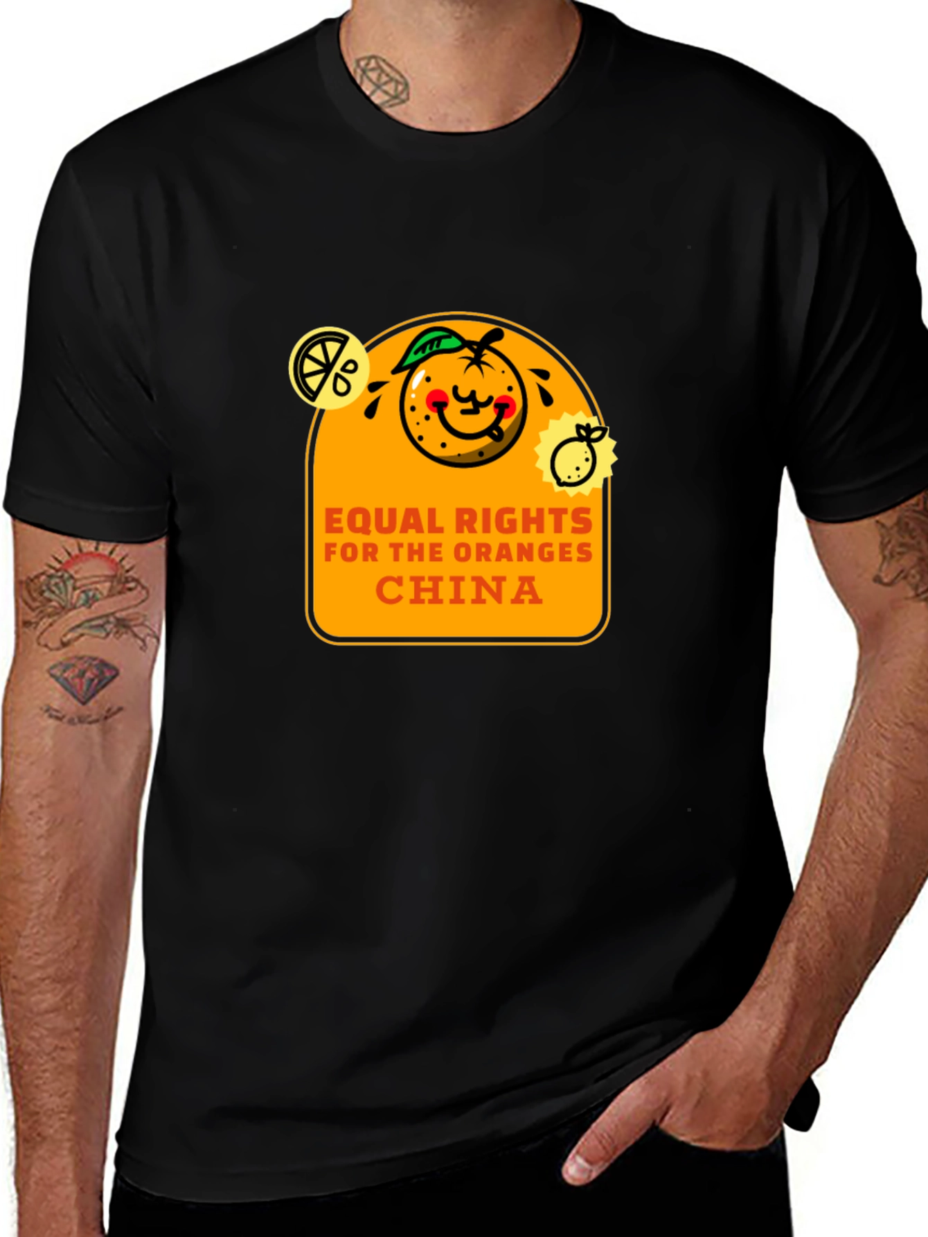 Equal Rights for Oranges China T-Shirt