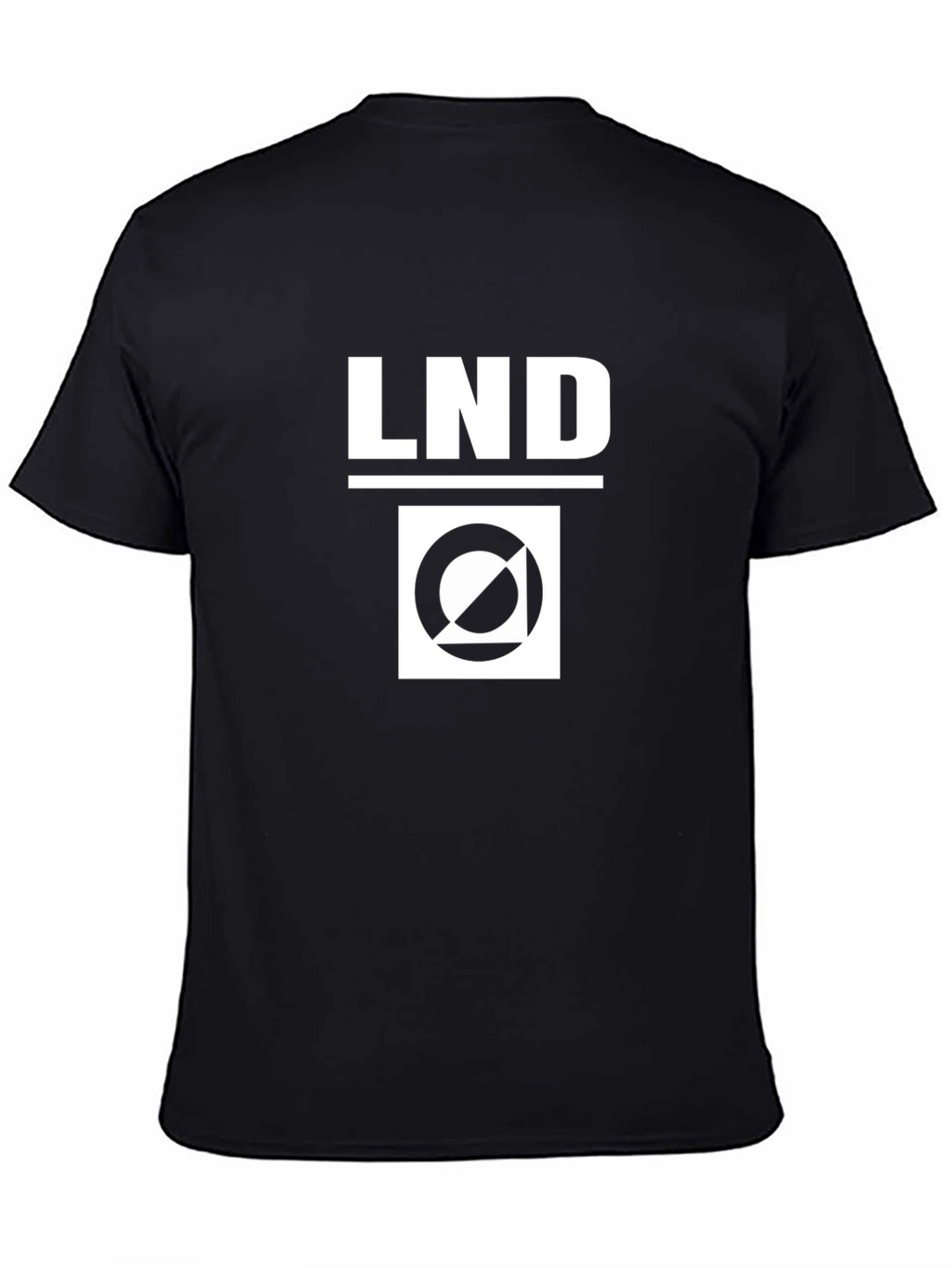 LND Graphic Tee - Black Cotton Blend Comfort