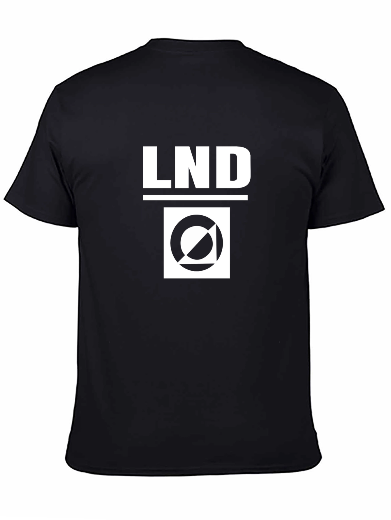LND Graphic Tee - Black Cotton Blend Comfort