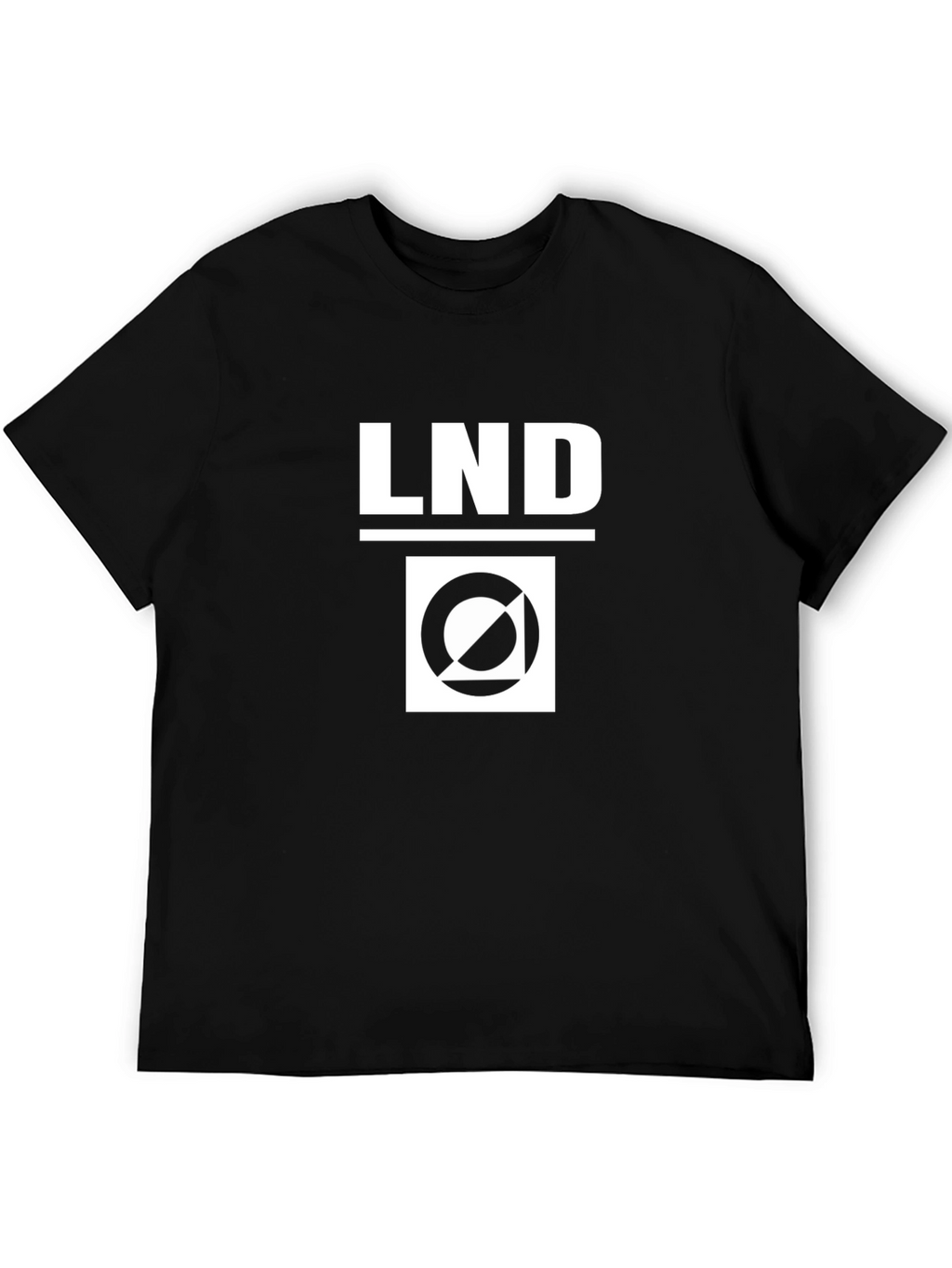 LND Graphic Tee - Black Cotton Blend Comfort