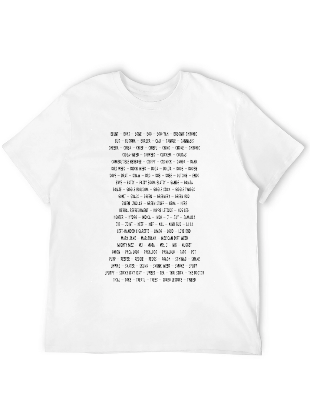 Text Graphic Black T-Shirt