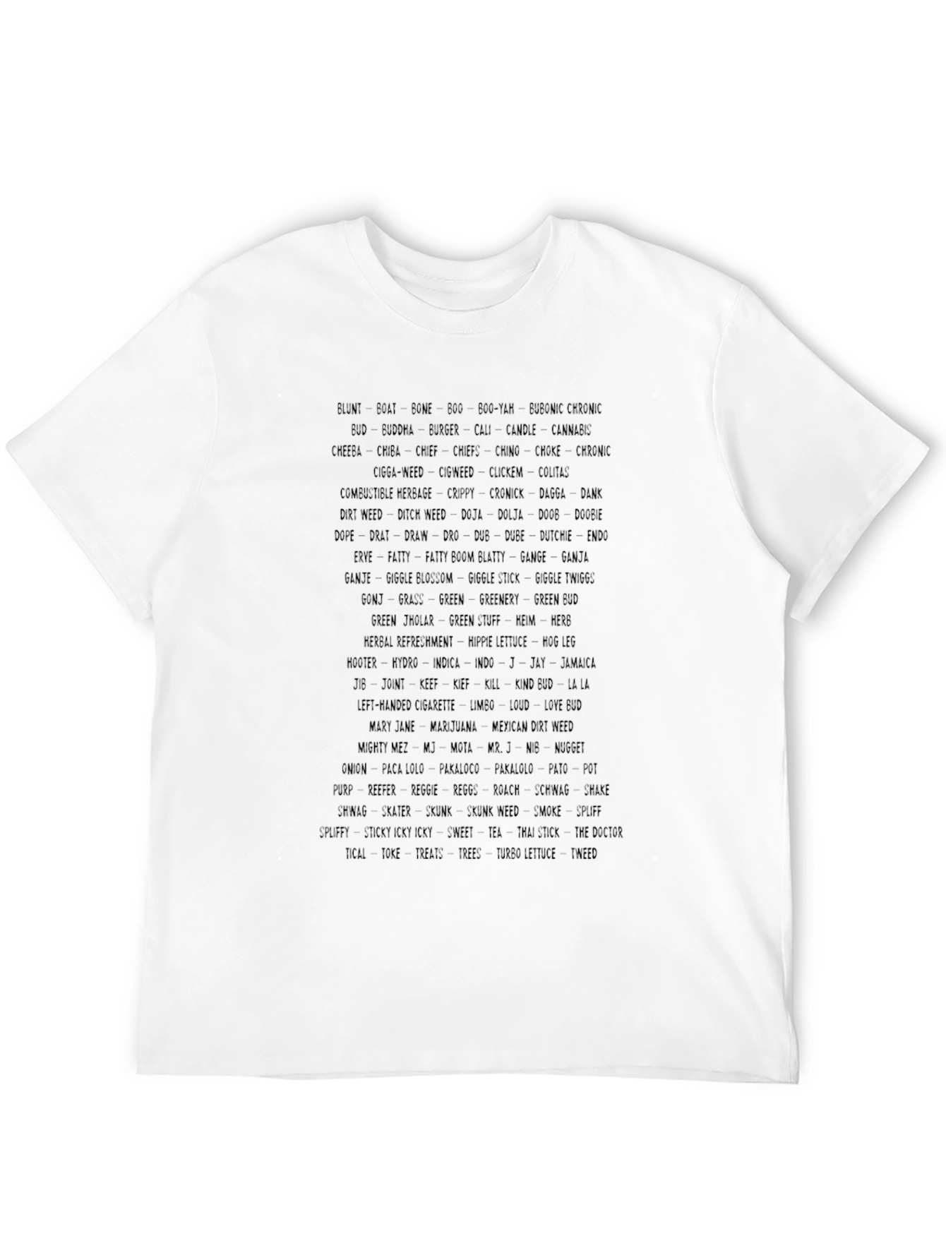 Text Graphic Black T-Shirt