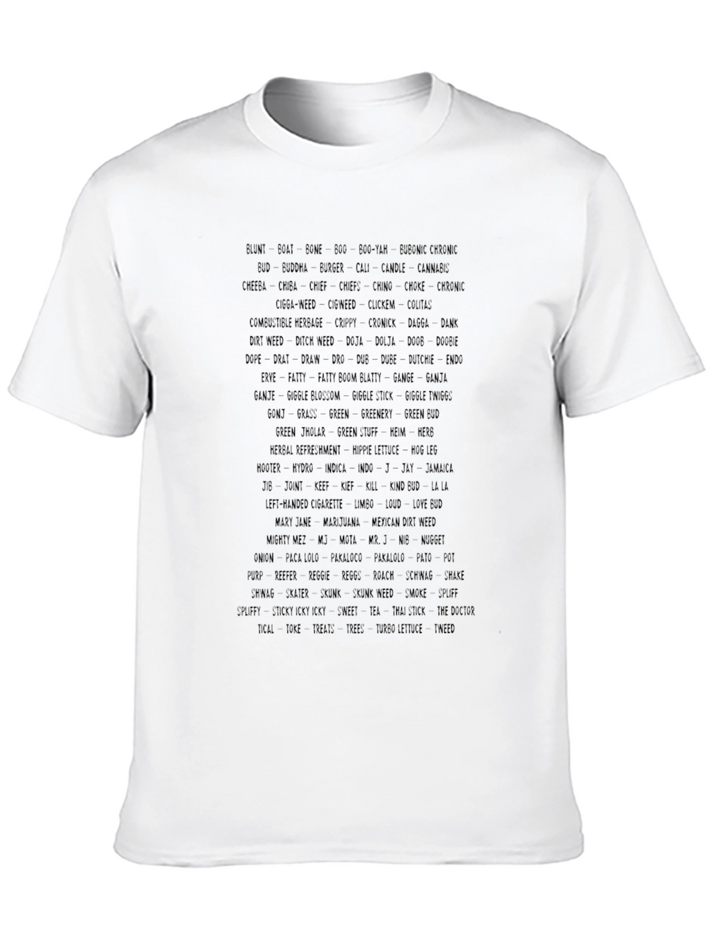 Text Graphic Black T-Shirt