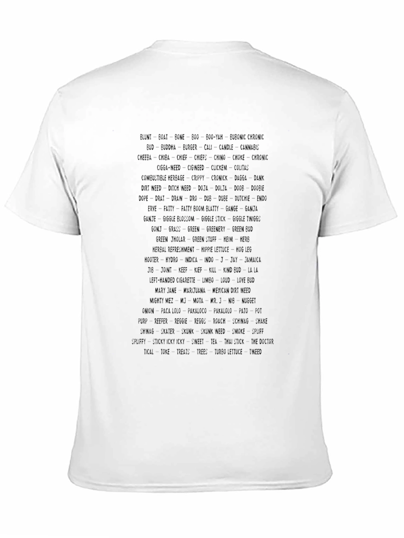 Text Graphic Black T-Shirt