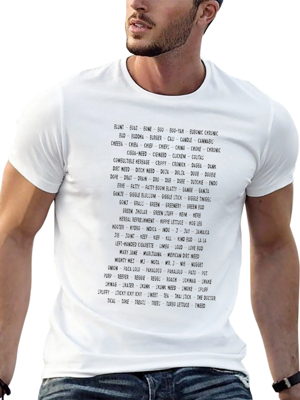 Text Graphic Black T-Shirt