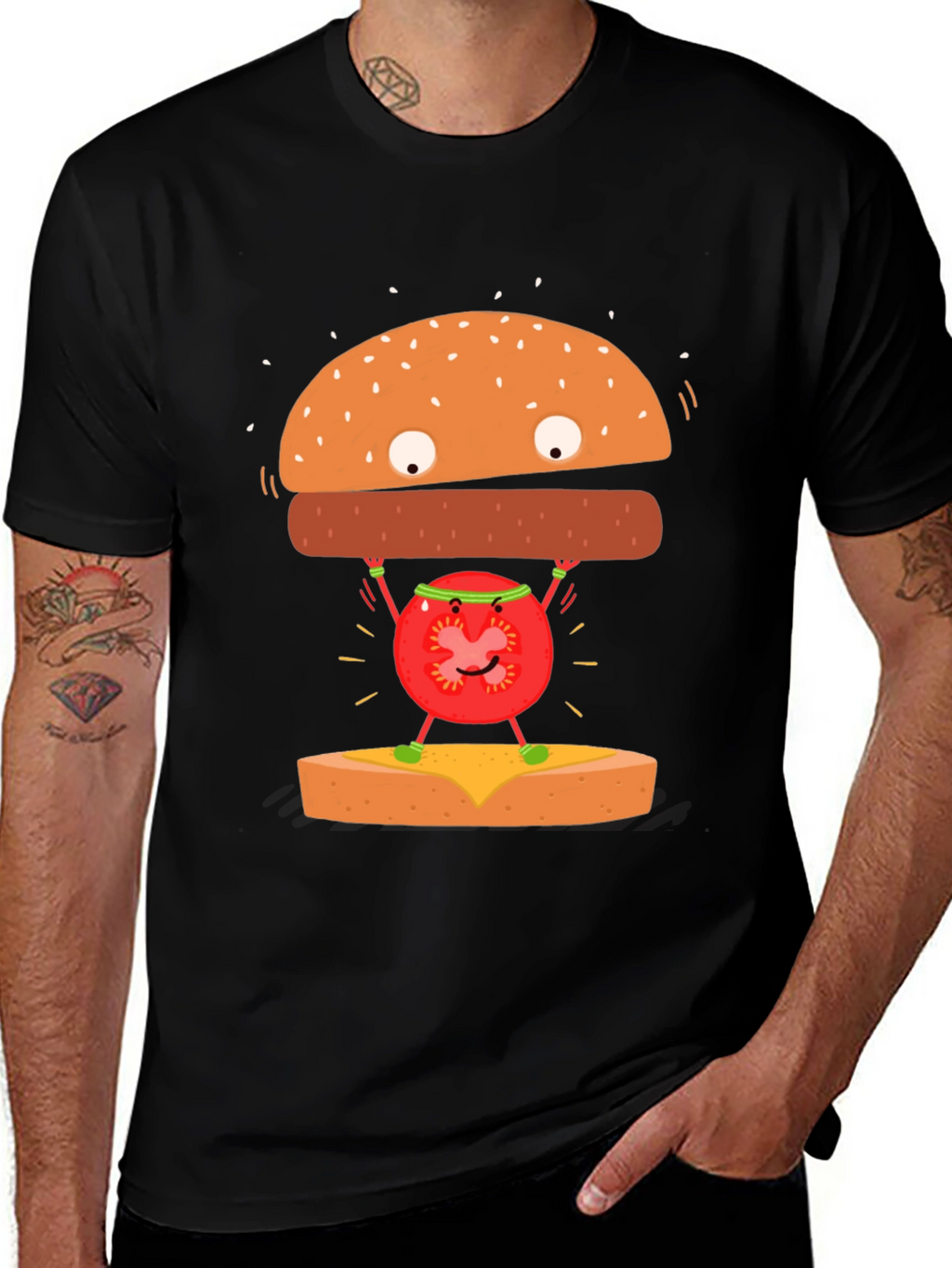 Funny Hamburger Tomato T-Shirt