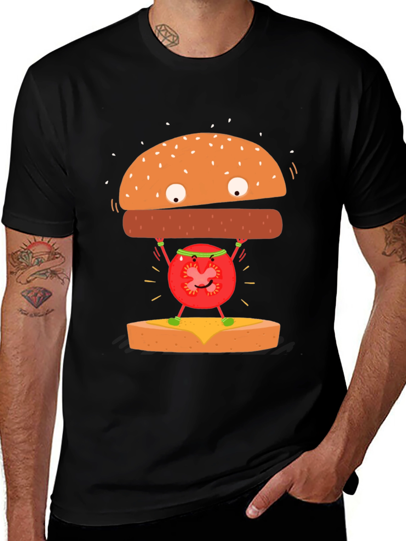 Funny Hamburger Tomato T-Shirt