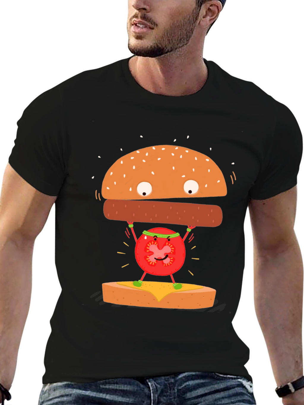 Funny Hamburger Tomato T-Shirt