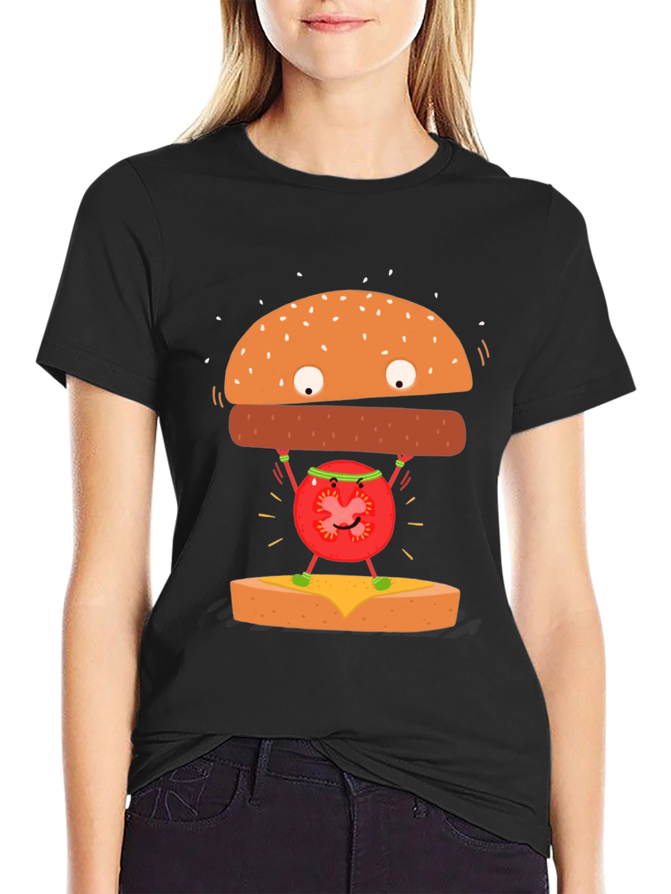 Funny Hamburger Tomato T-Shirt