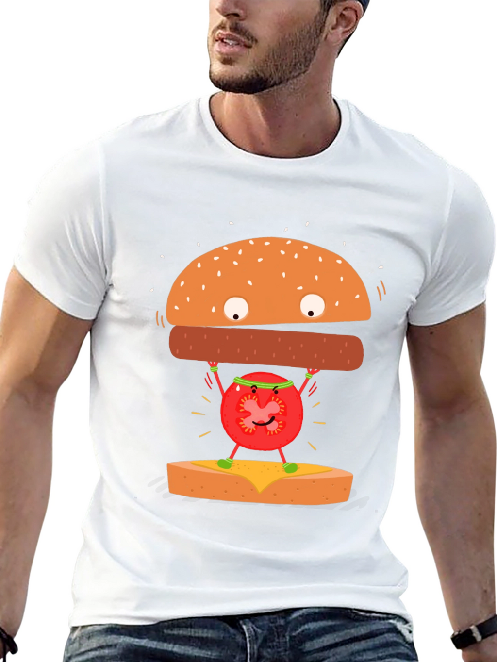 Funny Hamburger Tomato T-Shirt
