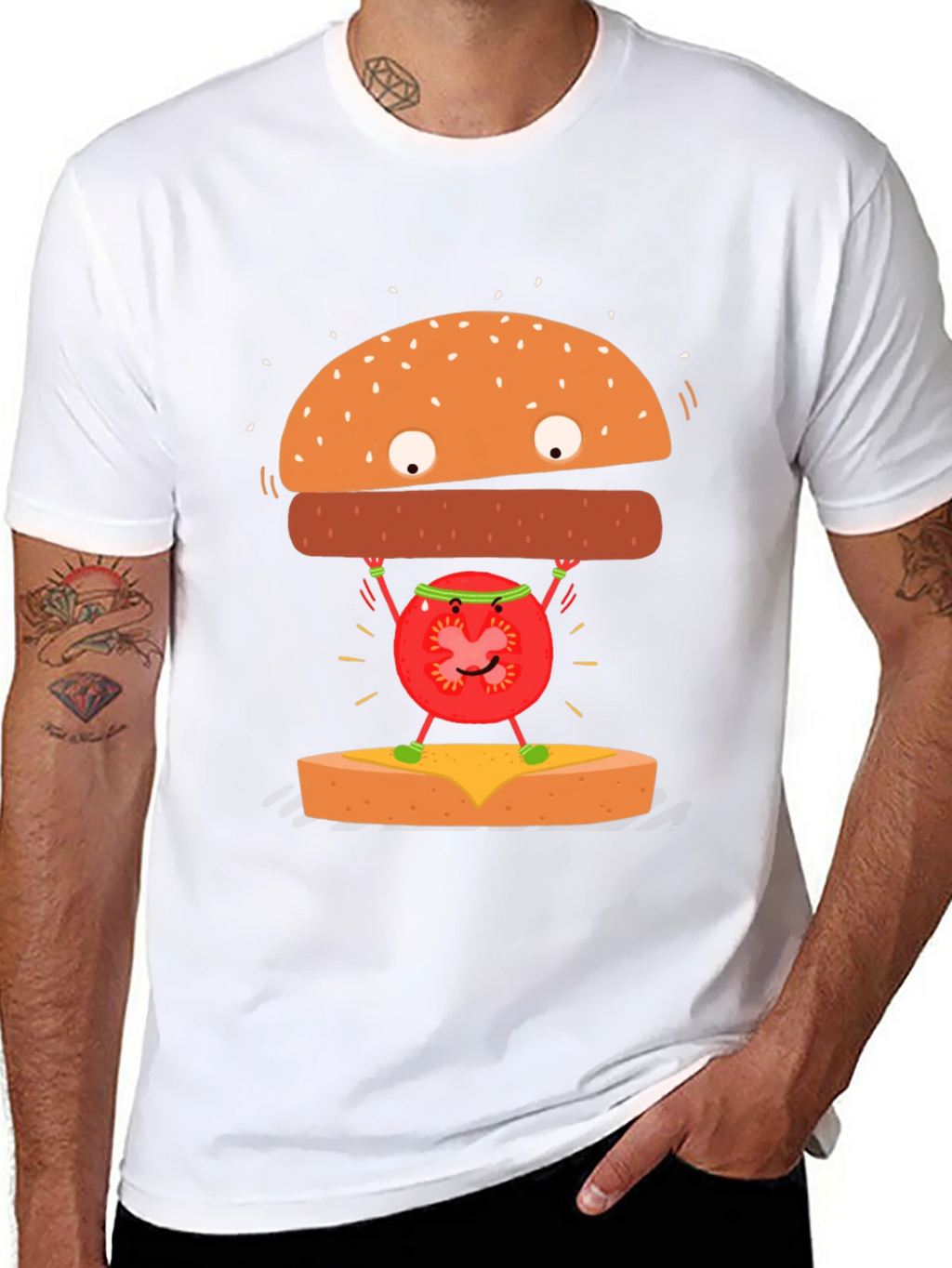 Funny Hamburger Tomato T-Shirt