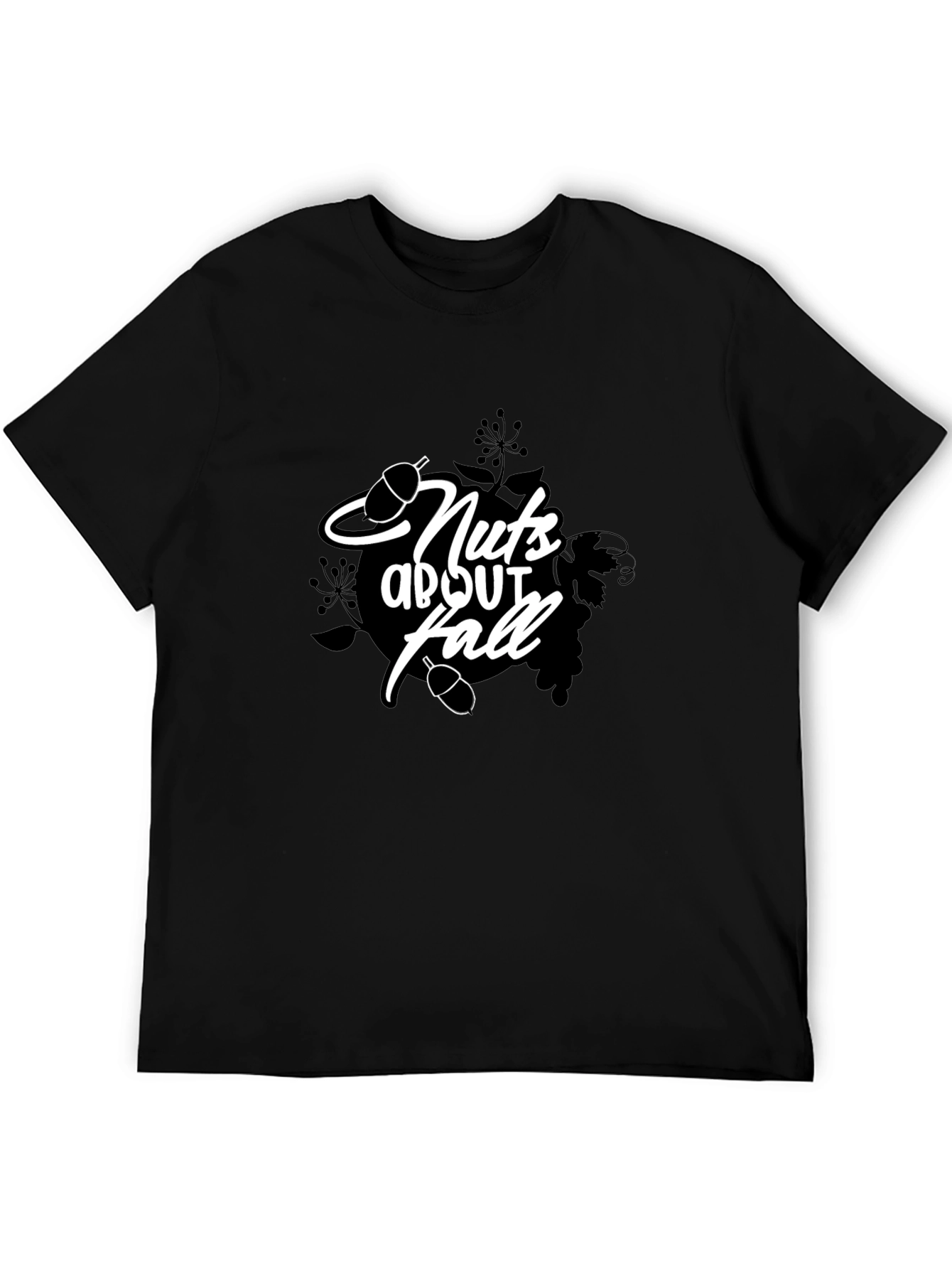 Nuts About Fall T-Shirt - Black