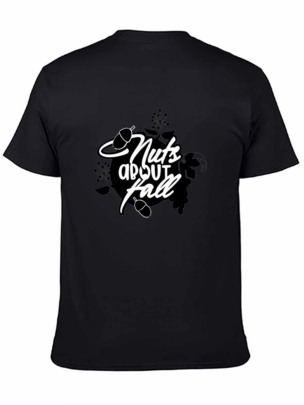 Nuts About Fall T-Shirt - Black