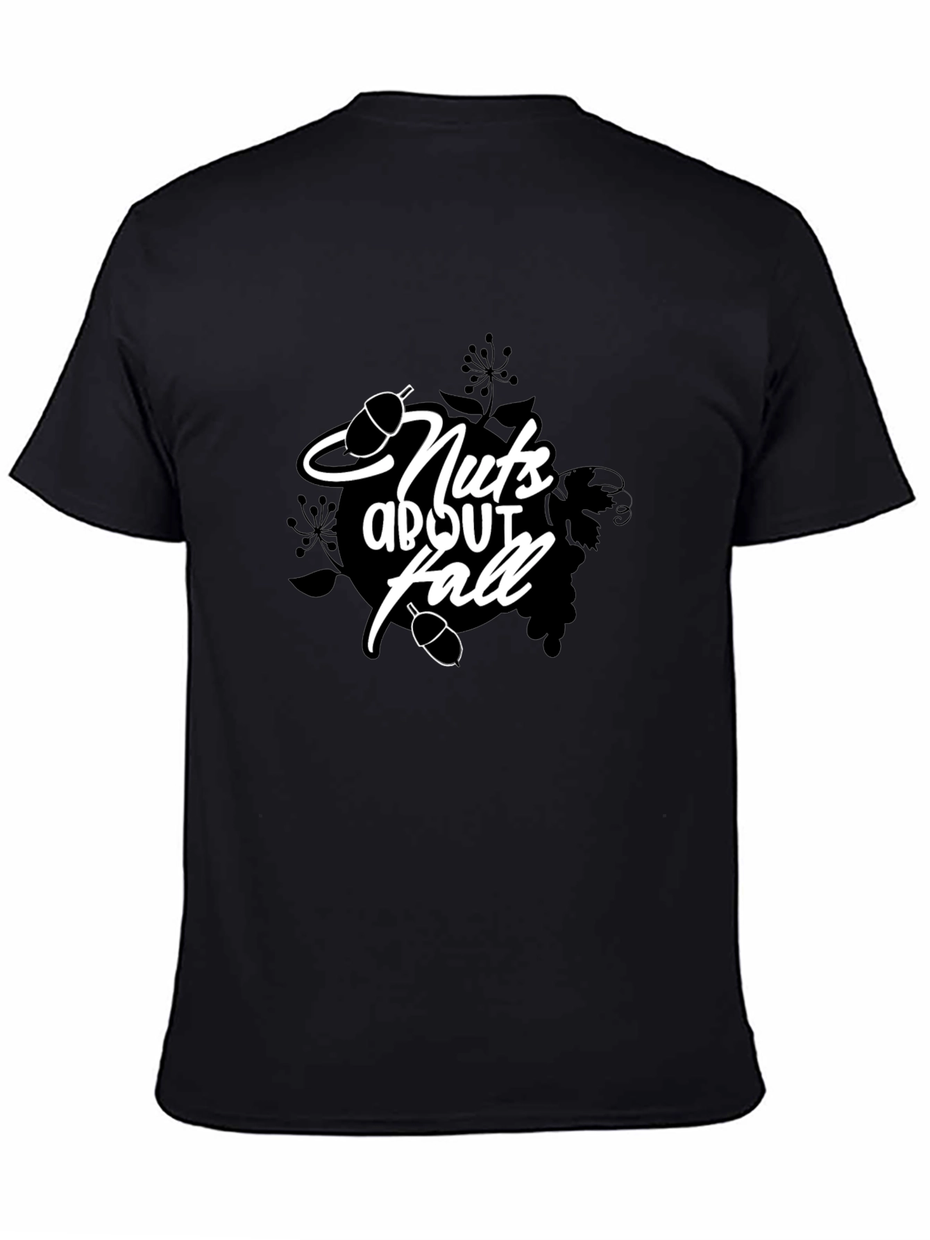 Nuts About Fall T-Shirt - Black